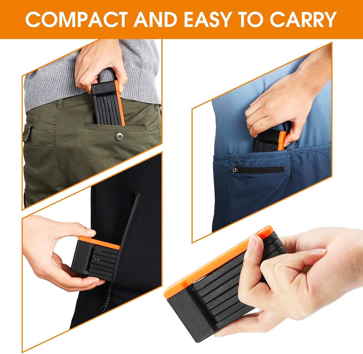 Ultralight Compact Folding E-Bike Security Lock